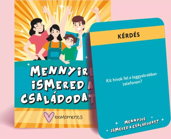 Mennyire ismered a családodat? kártyajáték