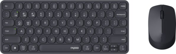 Rapoo 9010M billentyűzet + egér szett (magyar, vezeték nélküli, multi-mode, ultra-slim, sötét szürke) Rapoo 9010M billentyűzet + egér szett (magyar, vezeték nélküli, multi-mode, ultra-slim, sötét szürke)
