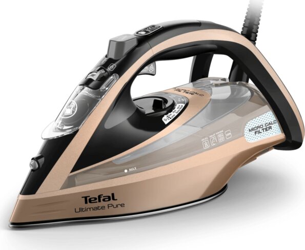 Tefal FV9852 Ultimate Pure vasaló, 3200W, fekete-arany