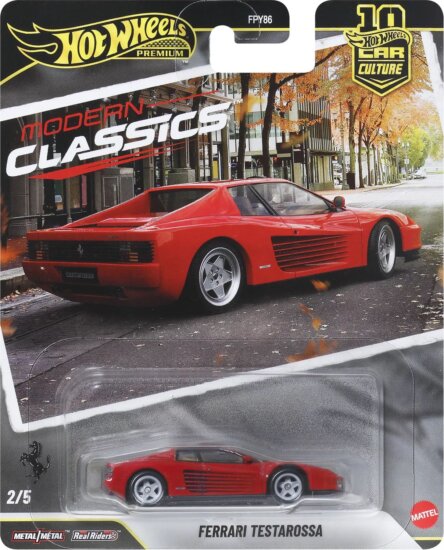 Hot Wheels, Autókultúra kisautó, Ferrari Testaros Hot Wheels, Autókultúra kisautó, Ferrari Testaros
