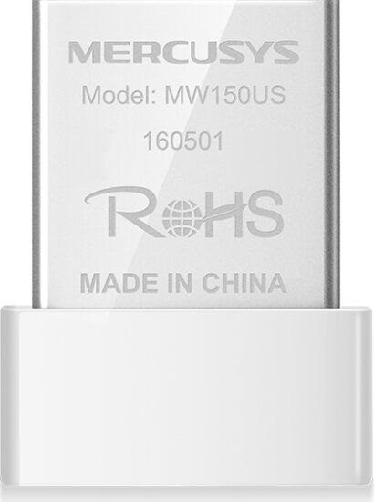 Mercusys MW150US USB WiFi adapter (N150, Wi-Fi 4) Mercusys MW150US USB WiFi adapter (N150, Wi-Fi 4)