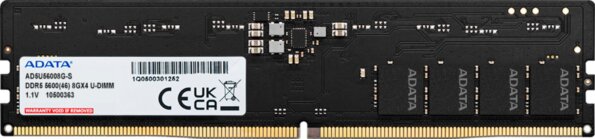 ADATA 8GB / 5600MHz (DDR5) ADATA 8GB / 5600MHz (DDR5)