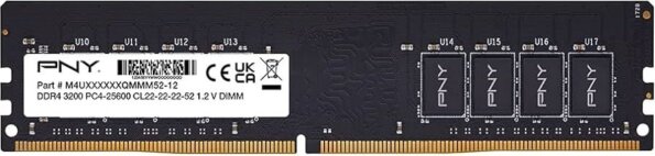 PNY 8GB / 3200MHz Black (DDR4) PNY 8GB / 3200MHz Black (DDR4)