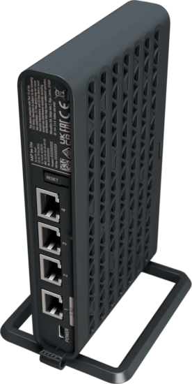 MikroTik hAP be lite (Wi-Fi 7, BE3600, kétsávos, 3× Gigabit, 1× 2,5Gbps)