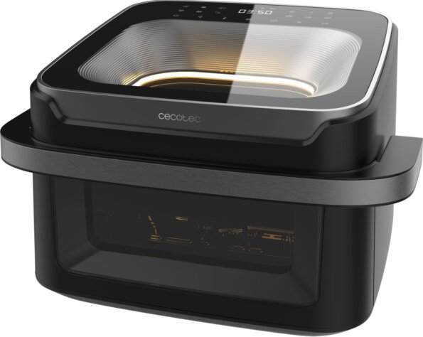 Cecotec Cecofry Advance 10000 Full Vision forrólevegős sütő (10 l) Cecotec Cecofry Advance 10000 Full Vision forrólevegős sütő (10 l)