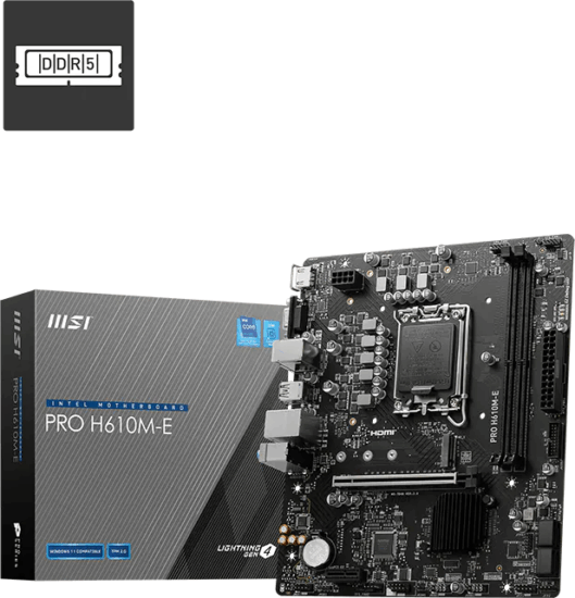 MSI PRO H610M-E alaplap