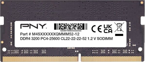 PNY 8GB / 3200MHz Performance Black (DDR4, SO-DIMM) PNY 8GB / 3200MHz Performance Black (DDR4, SO-DIMM)