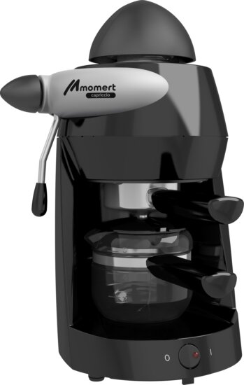 Momert Capriccio 1160 espresso kávéfőző, Fekete Momert Capriccio 1160 espresso kávéfőző, Fekete