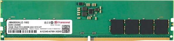 Transcend 16GB / 4800MHz JetRAM (DDR5) Transcend 16GB / 4800MHz JetRAM (DDR5)