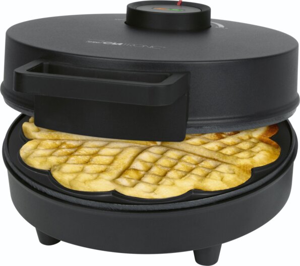 Clatronic Black WA 3832 szív alakú gofrisütő