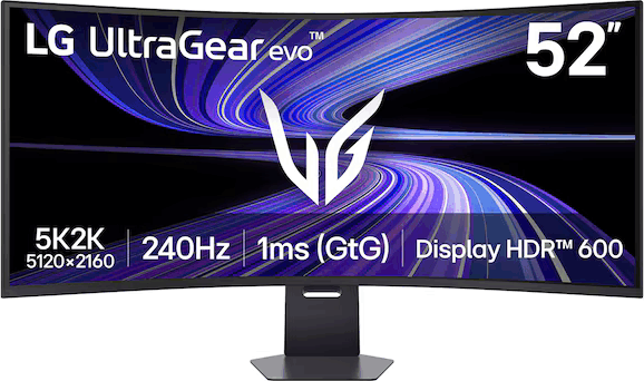 LG UltraGear 52G930B-B 52" evo 5K2K ívelt gaming monitor
