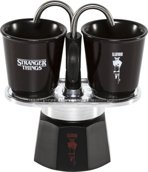 Bialetti Mini Express Set Stranger Things 5408 kotyogós kávéfőző, 2 személyes Bialetti Mini Express Set Stranger Things 5408 kotyogós kávéfőző, 2 személyes