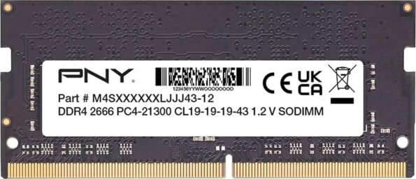 PNY 8GB / 2666MHz (DDR4, 1×8GB, SODIMM, Black)