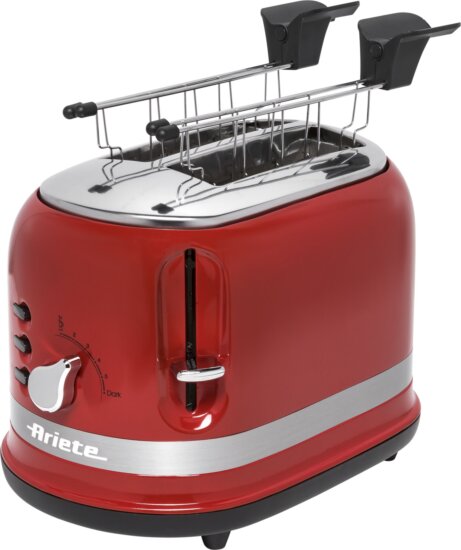 Ariete Moderna 0149 kenyérpirító, 2 szeletes, piros