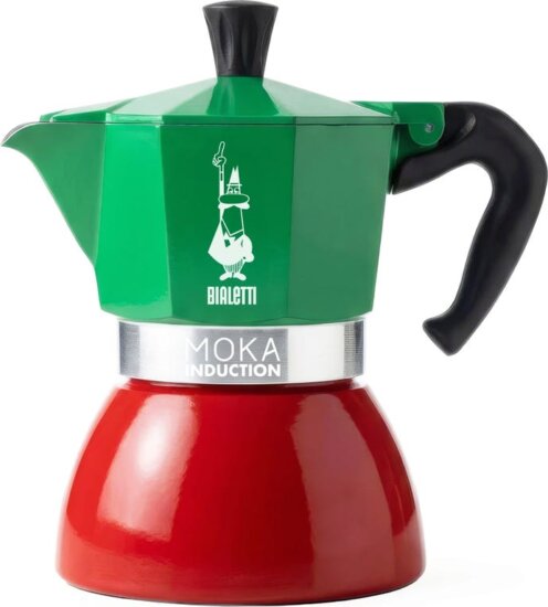 Bialetti Moka Induction Italia 7403 kotyogós kávéfőző, 4 személyes Bialetti Moka Induction Italia 7403 kotyogós kávéfőző, 4 személyes