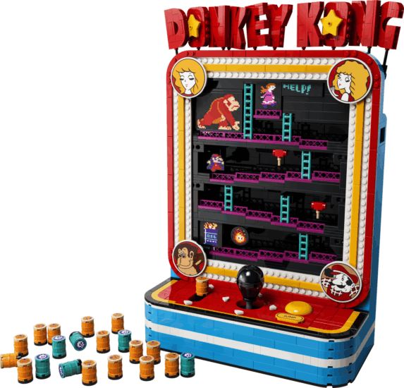LEGO® Super Mario™, Donkey Kong™ játékgép LEGO® Super Mario™, Donkey Kong™ játékgép