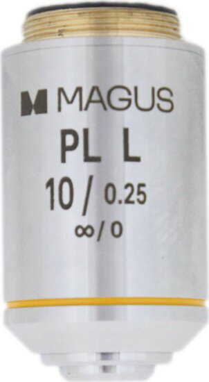 MAGUS 10PLL 10х/0,25 Plan H SzM 5,0mm objektív MAGUS 10PLL 10х/0,25 Plan H SzM 5,0mm objektív