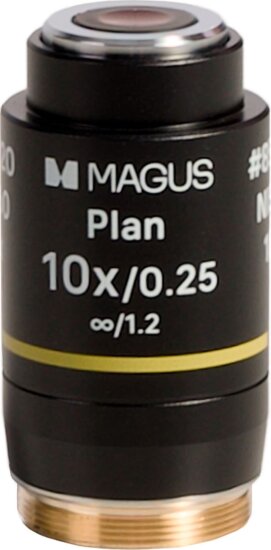 MAGUS 10PL60V 10х/0,25 ∞/ 1,2 H 60mm objektív MAGUS 10PL60V 10х/0,25 ∞/ 1,2 H 60mm objektív