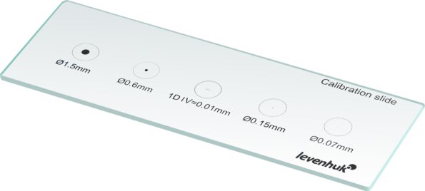 Levenhuk MED X/Y kalibrációs tárgylemez