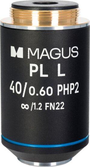 MAGUS 40HP 40х/0,60 Plan L phase PHP2 ∞/1,2 SzM 3,5mm objektív MAGUS 40HP 40х/0,60 Plan L phase PHP2 ∞/1,2 SzM 3,5mm objektív