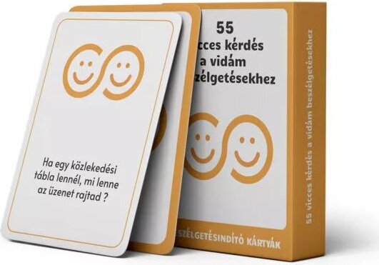 55 vicces kérdés a vidám beszélgetésekhez kártyajáték