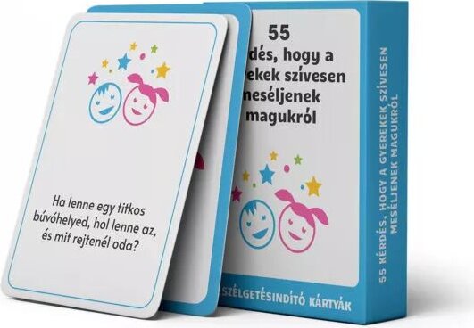 55 kérdés, hogy a gyerekek szívesen beszéljenek magukról kártyajáték