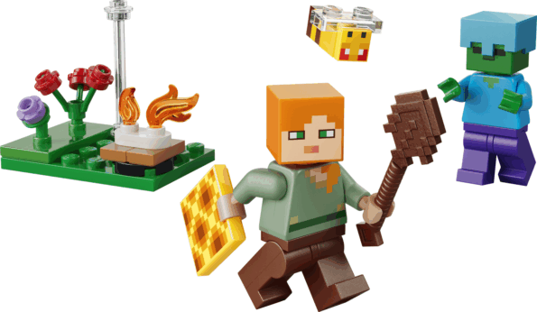 LEGO® Minecraft™, Alexet megtámadják a tábortűznél