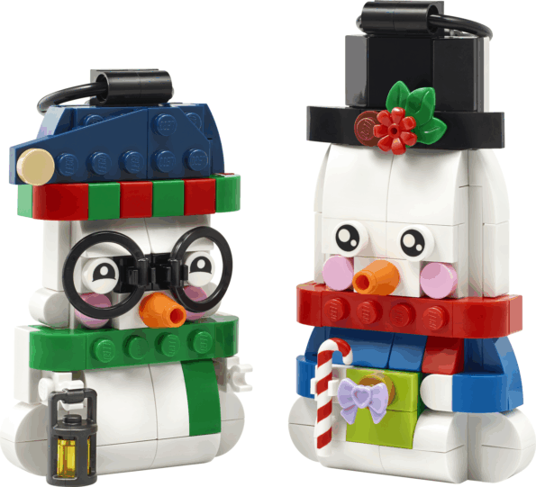 LEGO® Hóemberes karácsonyi díszek LEGO® Hóemberes karácsonyi díszek