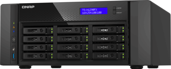 QNAP TS-h1290FX-7302P-128G 12 lemezes NAS