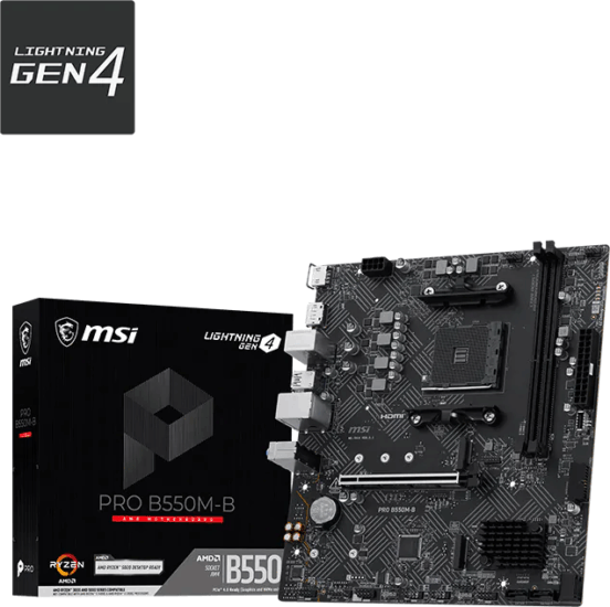 MSI PRO B550M-B alaplap MSI PRO B550M-B alaplap
