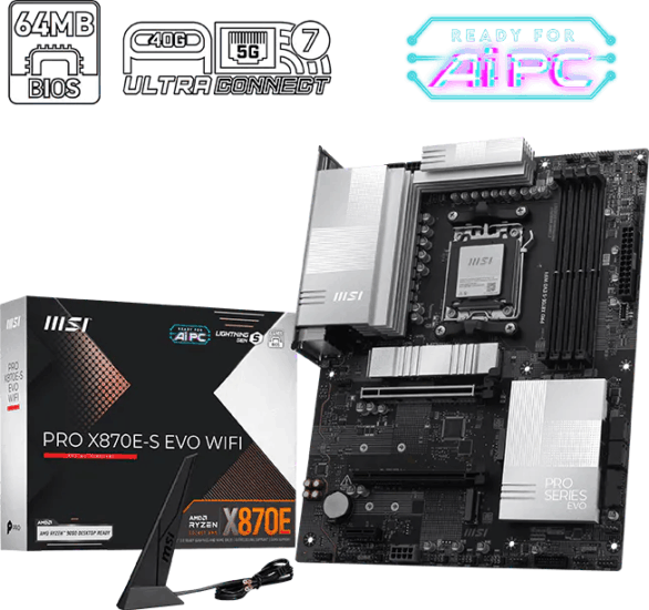 MSI PRO X870E-S EVO WIFI alaplap