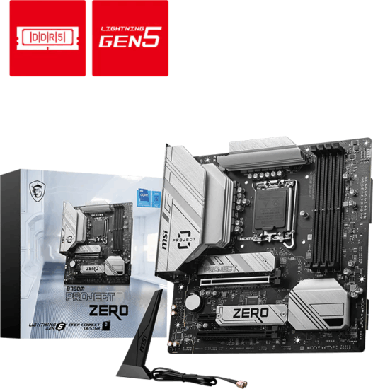 MSI B760M Project Zero alaplap MSI B760M Project Zero alaplap