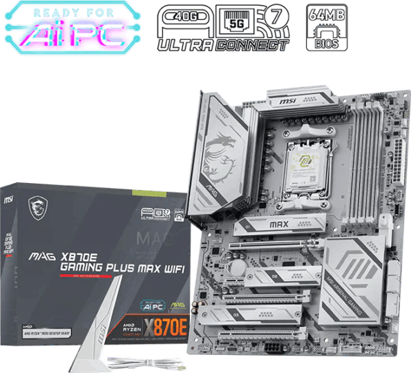 MSI MAG X870E Gaming Plus Max WIFI alaplap