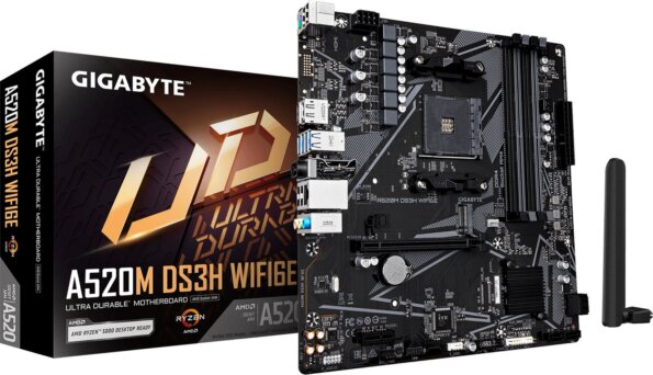 Gigabyte A520M DS3H WF6E alaplap Gigabyte A520M DS3H WF6E alaplap