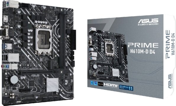 Asus Prime H610M-D D4 alaplap Asus Prime H610M-D D4 alaplap