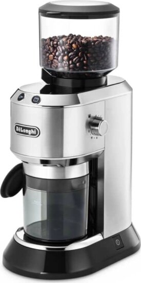 DeLonghi KG 520.M kávédaráló, 150W, Fekete-Ezüst
