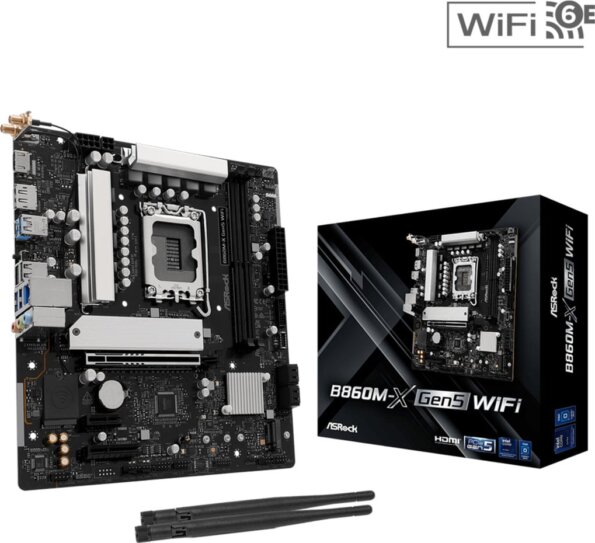 ASRock B860M-X GEN5 WiFi alaplap ASRock B860M-X GEN5 WiFi alaplap