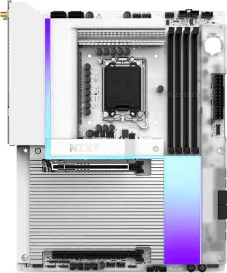 NZXT N9 Z890 Fehér alaplap NZXT N9 Z890 Fehér alaplap