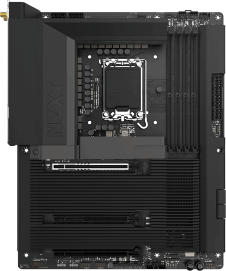 NZXT N7 Z890 Fekete alaplap