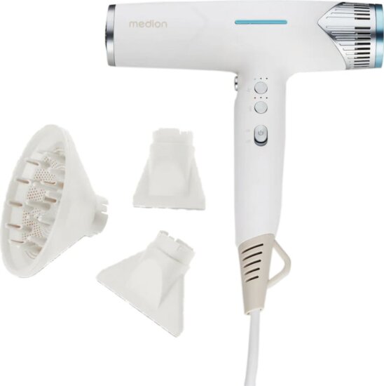 Medion LIFE HD2 MD19984 hajszárító, 1740W, fehér-türkiz