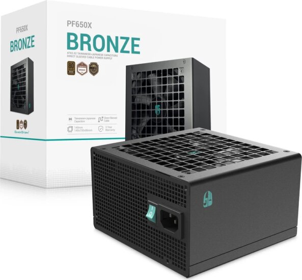 DeepCool PF650X (650W, 80Plus® Bronze, ATX)
