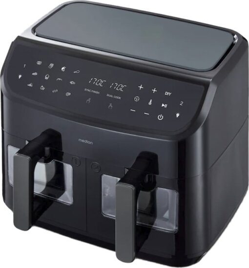 Medion Life XXL P20 MD11760 forrólevegős sütő (4,35 l) Medion Life XXL P20 MD11760 forrólevegős sütő (4,35 l)