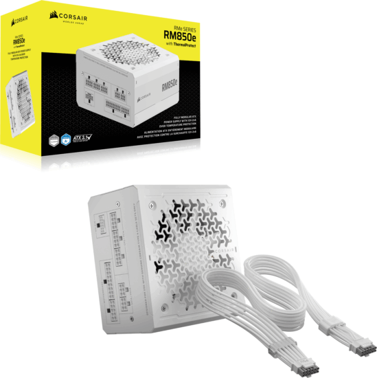 Corsair RM850e Fehér (850W, 80Plus® Gold, ATX)