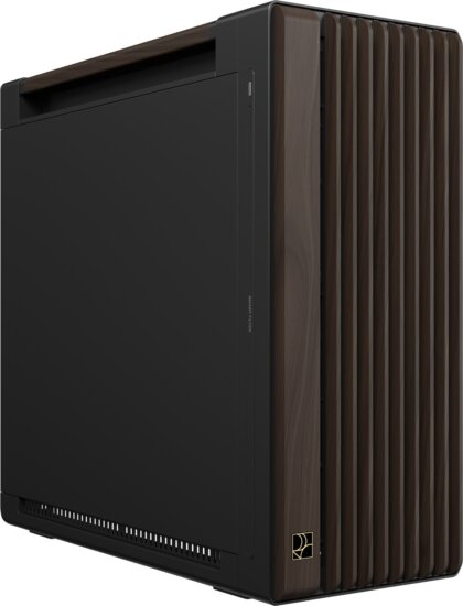 Asus ProArt PA602 Walnut Wood Metal PWM Modern Black számítógépház Asus ProArt PA602 Walnut Wood Metal PWM Modern Black számítógépház