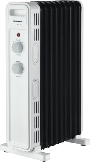 Heinner HOH-M09WH-BK olajradiátor, 9 tagos, 2200W