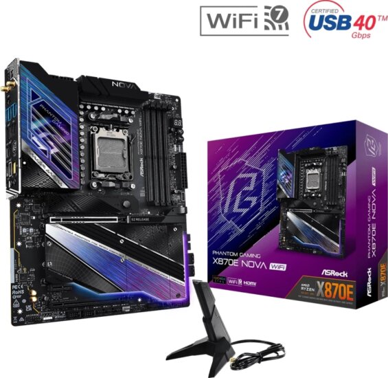 ASRock X870 Nova WiFi alaplap