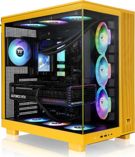 Thermaltake View 380 XL TG ARGB Bumblebee számítógépház