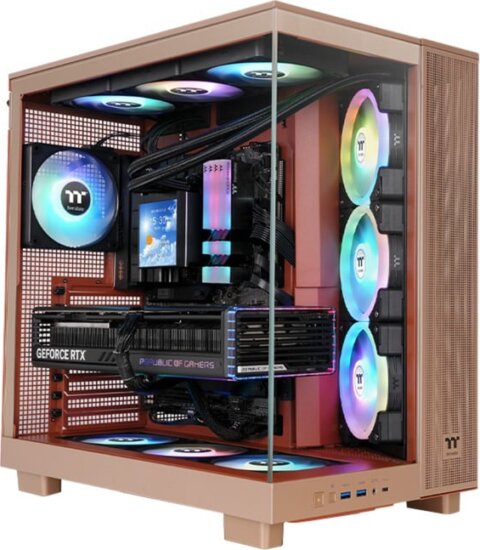 Thermaltake View 380 XL TG ARGB Gravel Sand számítógépház Thermaltake View 380 XL TG ARGB Gravel Sand számítógépház