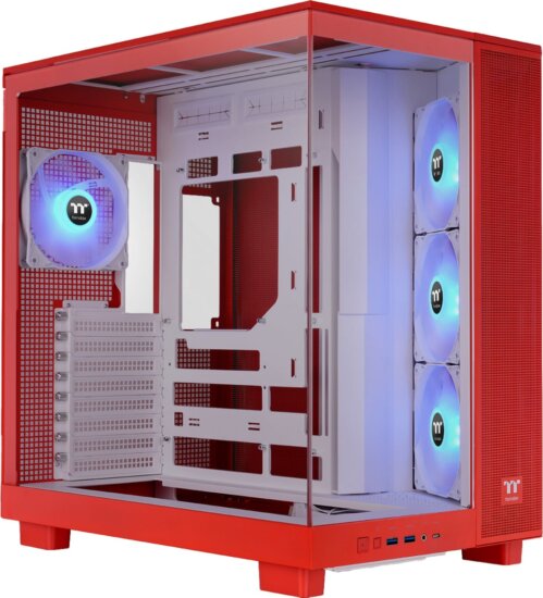 Thermaltake View 380 XL TG ARGB Flaming Orange számítógépház Thermaltake View 380 XL TG ARGB Flaming Orange számítógépház