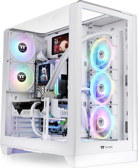 Thermaltake View 390 TG Snow White számítógépház